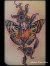 Tiger butterfly tattoo