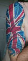 Union Jack tattoo