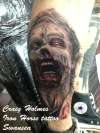 Walking dead zombie tattoo by Craig Holmes