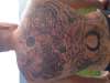 Zen influenced backpiece tattoo