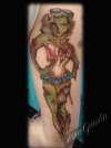Zombie Pinup tattoo