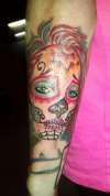 day of the dead tattoo