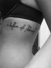 first tattoo "to dance set her free"