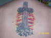 Crucifix tattoo