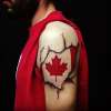 Canada Flag tattoo