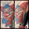 Evil Clown Tattoo by Doctor Ink