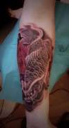Japanese Koi fish & Lotus tattoo