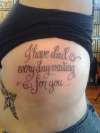 Lyrics tattoo