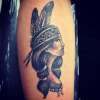 Native lady tattoo