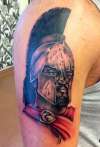 Start of300 sleeve tattoo