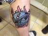 Evil Stitch tattoo