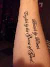 Forearm tattoo