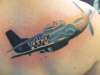 Plane tattoo