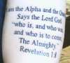 Revelation 1:8 tattoo