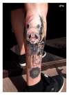 Take Sadness Away Lora Zombie tattoo