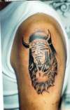 crazy bull tattoo