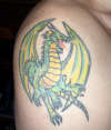Green Dragon tattoo