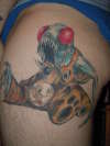 Alex Parde's Teddy Bear tattoo