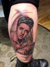 Elvis Presley Portrait tattoo