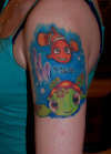 Nemo and Squirt tattoo