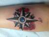 Traditional Compass tattoo