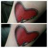 Tubie Heart (feeding tube awareness) tattoo