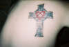 Heartagram Cross tattoo