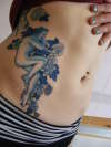 side fairy tattoo