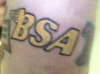 BSA tattoo