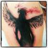 Bloody angel tattoo