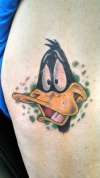Daffy Duck tattoo