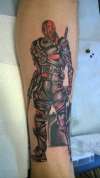 Deathstroke tattoo