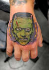 Electric Frankenstein tattoo