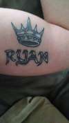 Lil king tattoo
