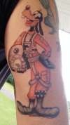 Star Wars Disney mash-up tattoo
