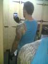 rear shoulder tattoo