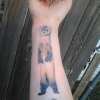 Black-footed ferret tattoo