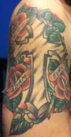 Cross & Roses tattoo