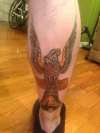 Eagle holding liberty bell tattoo