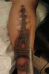 Eiffel Tower tattoo