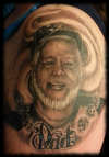 Father Memorial Portrait tattoo
