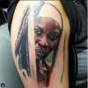 IN PROGRESS TWD Michonne The Walking Dead tattoo