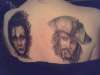 Jack Sparrow & Edward Scissorhands tattoo
