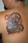 Japanese Samurai and Dragon tattoo