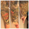 Rooster Sleeve tattoo