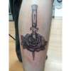 Rose&Switchblade tattoo