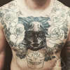 day of dead girl tattoo
