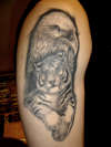 tigerandeagle tattoo
