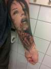 Horror girl cover up tattoo
