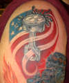 Piston with Flag tattoo